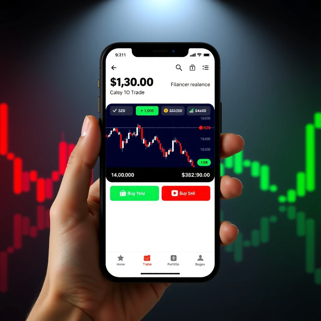 CryptoTrader Pro game interface showing real-time trading charts