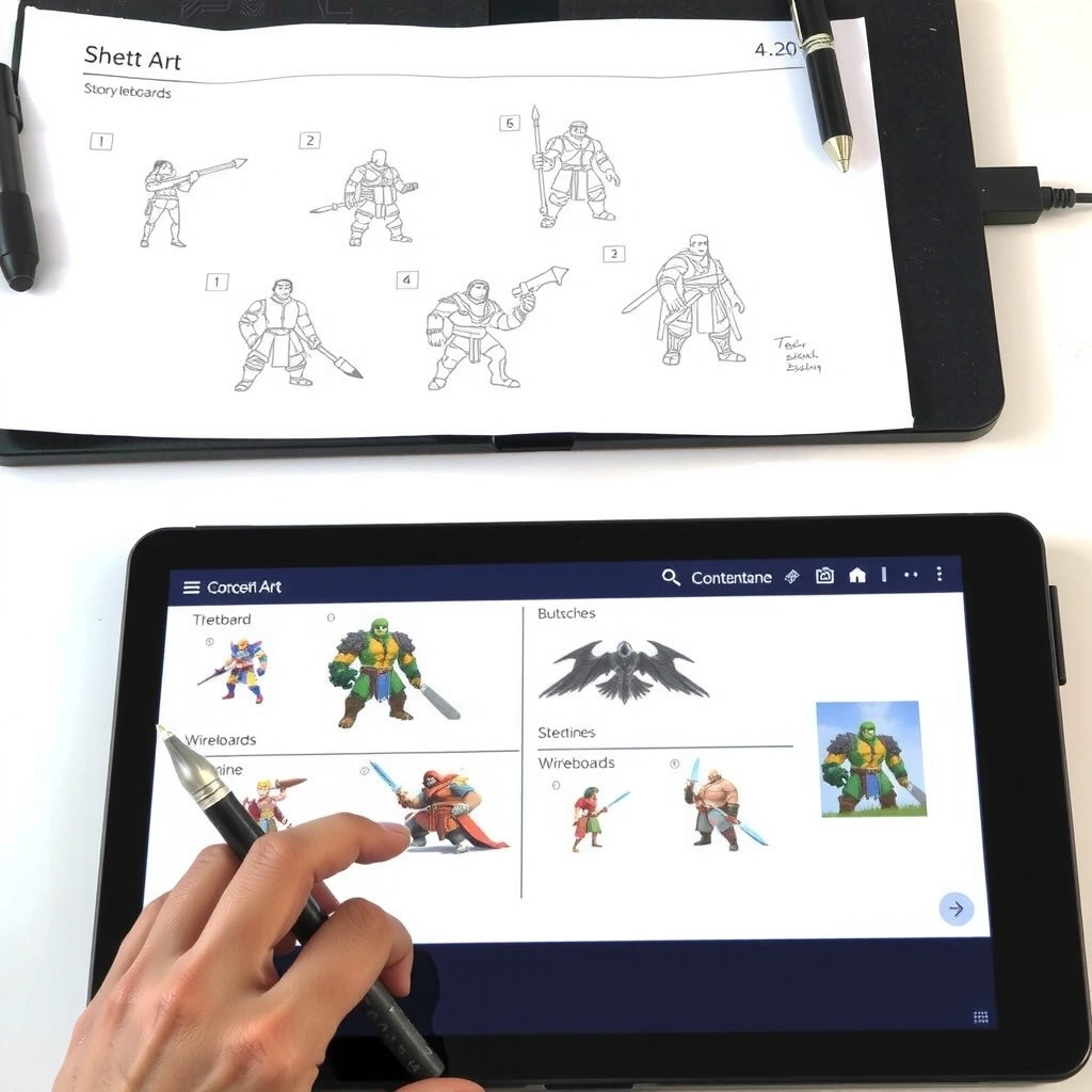 Game concept design phase